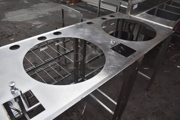 Stainless Steel Commercial Sauce Table w/ Under Shelf. 116x30x36 - Image 4 of 5