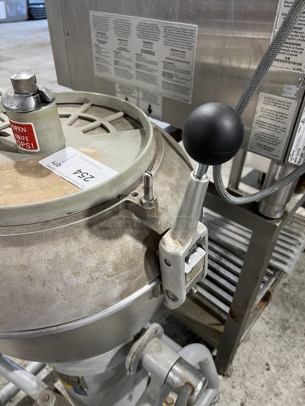 Hobart VCM25 Metal Commercial Floor Style Vertical Cutter Mixer. 208 Volts, 3 Phase. 34x22x46. Unit Was Working When Removed From Restaurant - Image 10 of 10