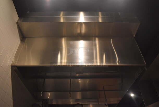 6.5' Aquamatic 5430 AM-SCA-N Stainless Steel Commercial Grease Hood w/ Make Up Air Fan. BUYER MUST REMOVE. 80x54x35, 80x16x12. (Demo Kitchen) - Image 2 of 8