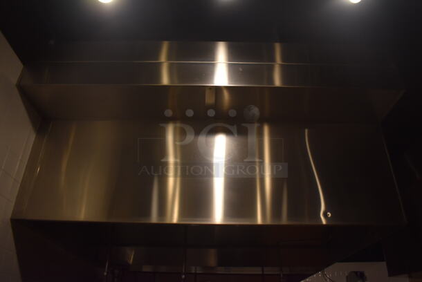 6.5' Aquamatic 5430 AM-SCA-N Stainless Steel Commercial Grease Hood w/ Make Up Air Fan. BUYER MUST REMOVE. 80x54x35, 80x16x12. (Demo Kitchen) - Image 3 of 8