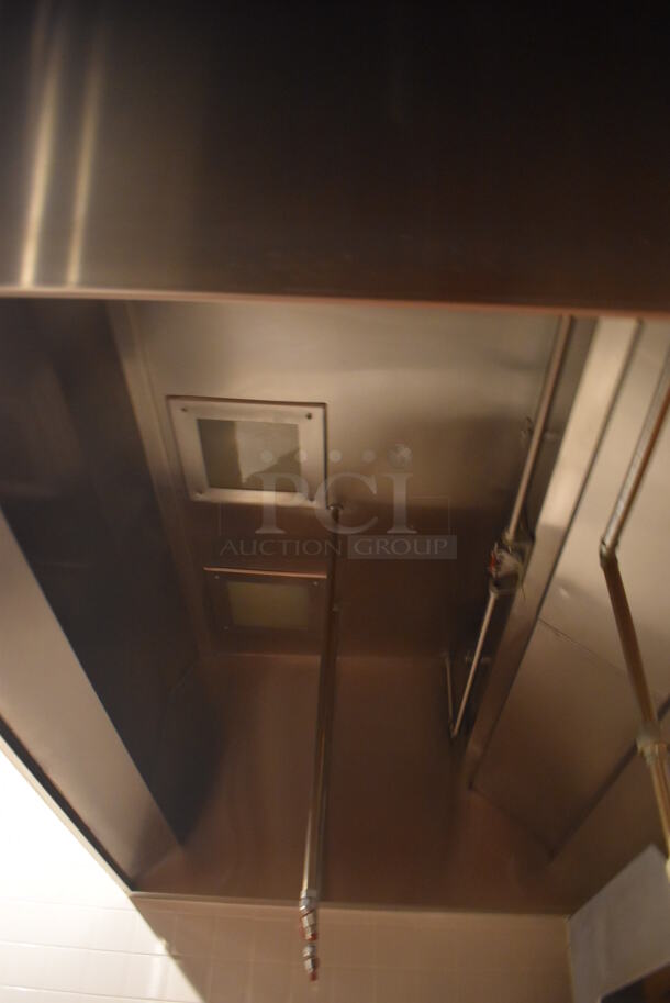 6.5' Aquamatic 5430 AM-SCA-N Stainless Steel Commercial Grease Hood w/ Make Up Air Fan. BUYER MUST REMOVE. 80x54x35, 80x16x12. (Demo Kitchen) - Image 4 of 8