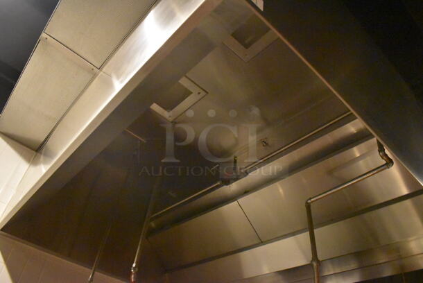 6.5' Aquamatic 5430 AM-SCA-N Stainless Steel Commercial Grease Hood w/ Make Up Air Fan. BUYER MUST REMOVE. 80x54x35, 80x16x12. (Demo Kitchen) - Image 5 of 8
