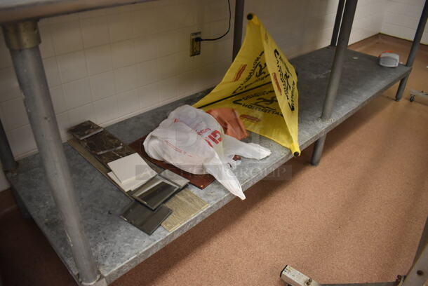 Stainless Steel Table w/ Metal Under Shelf. Does Not Include Contents. 96x30x35. (Restaurant Kitchen) - Image 3 of 3