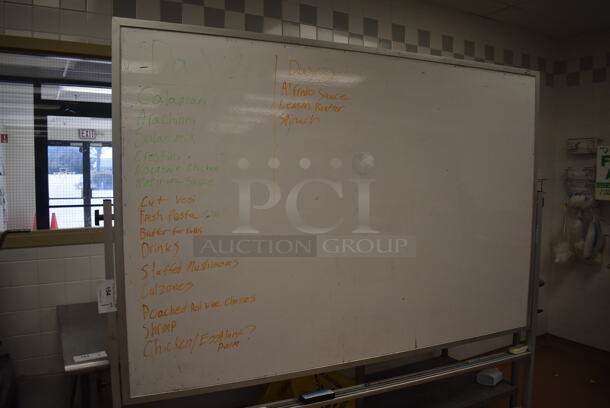 White Board on Casters. 75x24x78. (Restaurant Kitchen) - Image 2 of 5