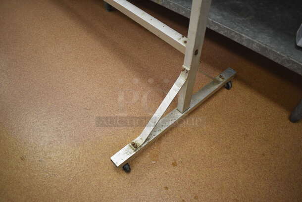White Board on Casters. 75x24x78. (Restaurant Kitchen) - Image 5 of 5