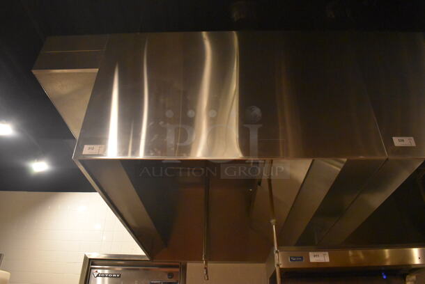 6.5' Aquamatic 5430 AM-SCA-N Stainless Steel Commercial Grease Hood w/ Make Up Air Fan. BUYER MUST REMOVE. 80x54x35, 80x16x12. (Demo Kitchen) - Image 2 of 8