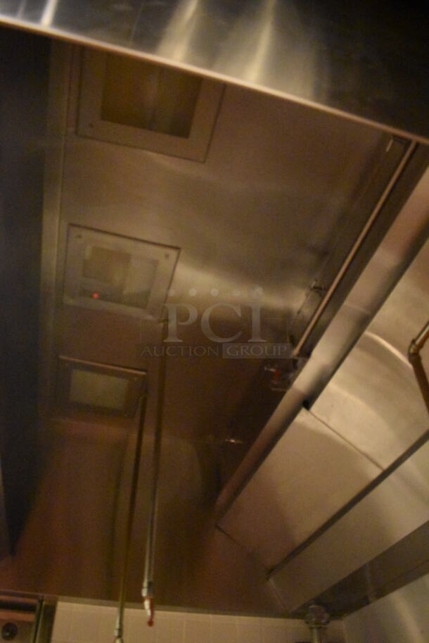 6.5' Aquamatic 5430 AM-SCA-N Stainless Steel Commercial Grease Hood w/ Make Up Air Fan. BUYER MUST REMOVE. 80x54x35, 80x16x12. (Demo Kitchen) - Image 4 of 8