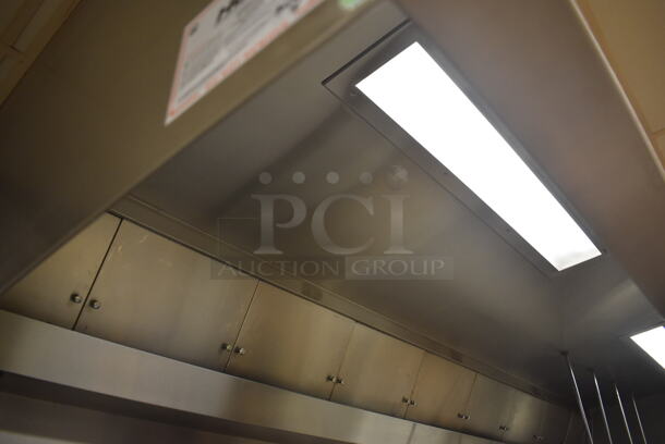 LATE MODEL! 14' Vent Master CM-EX-B Stainless Steel Commercial Grease Hood w/ Filters. BUYER MUST REMOVE. 171x60x26. (Pastry Kitchen)  - Image 7 of 9