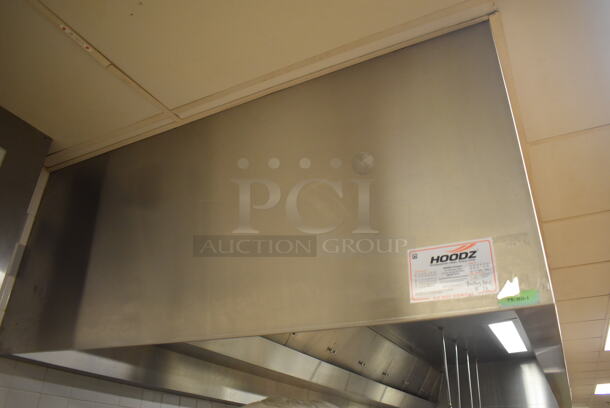 LATE MODEL! 14' Vent Master CM-EX-B Stainless Steel Commercial Grease Hood w/ Filters. BUYER MUST REMOVE. 171x60x26. (Pastry Kitchen)  - Image 8 of 9