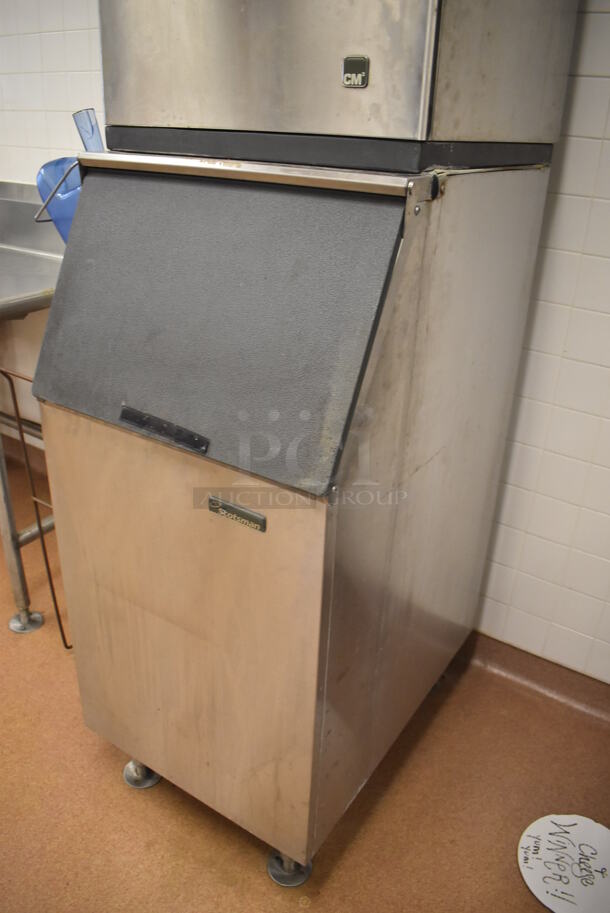 Scotsman Stainless Steel Commercial Ice Head on Scotsman Stainless Steel Ice Bin. BUYER MUST REMOVE. 22x32x78.5. (Restaurant Kitchen) - Image 4 of 7