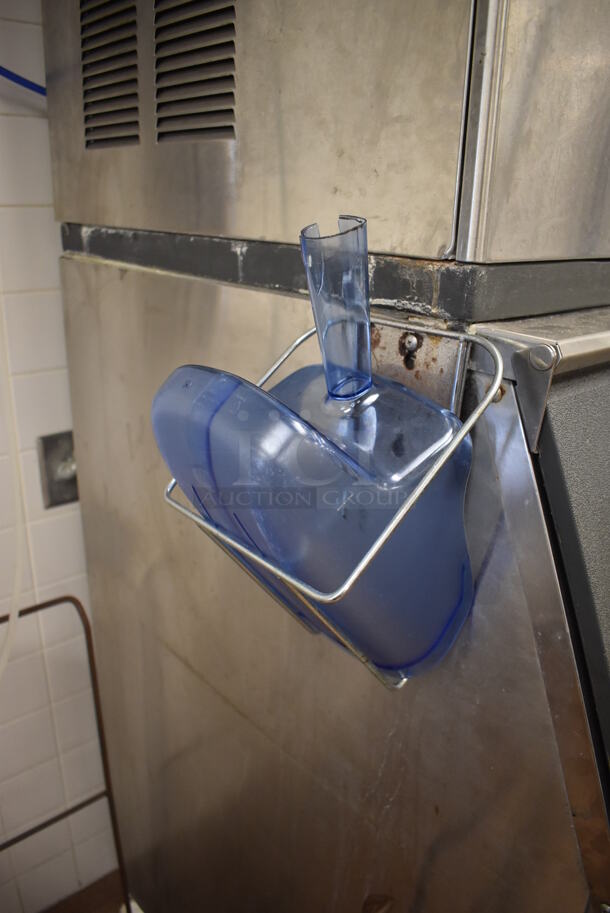 Scotsman Stainless Steel Commercial Ice Head on Scotsman Stainless Steel Ice Bin. BUYER MUST REMOVE. 22x32x78.5. (Restaurant Kitchen) - Image 7 of 7