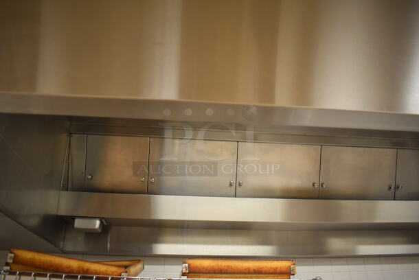 LATE MODEL! 13' Vent Master CM-EX-B Stainless Steel Commercial Grease Hood w/ Filters. BUYER MUST REMOVE. 171x60x26. (Pastry Kitchen)  - Image 3 of 9