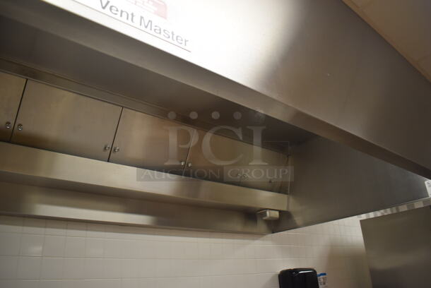 LATE MODEL! 13' Vent Master CM-EX-B Stainless Steel Commercial Grease Hood w/ Filters. BUYER MUST REMOVE. 171x60x26. (Pastry Kitchen)  - Image 4 of 9