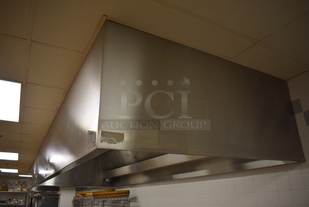 LATE MODEL! 13' Vent Master CM-EX-B Stainless Steel Commercial Grease Hood w/ Filters. BUYER MUST REMOVE. 171x60x26. (Pastry Kitchen)  - Image 6 of 9
