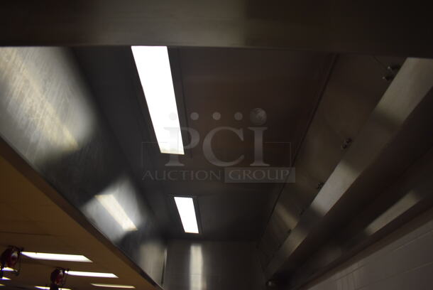 LATE MODEL! 13' Vent Master CM-EX-B Stainless Steel Commercial Grease Hood w/ Filters. BUYER MUST REMOVE. 171x60x26. (Pastry Kitchen)  - Image 7 of 9