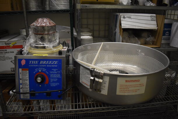 Gold Medal 3030 Stainless Steel Commercial Countertop Cotton Candy Machine. 120 Volts, 1 Phase. 26x26x19. Tested and Working! (Store Room) - Image 1 of 6