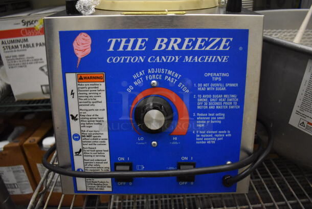 Gold Medal 3030 Stainless Steel Commercial Countertop Cotton Candy Machine. 120 Volts, 1 Phase. 26x26x19. Tested and Working! (Store Room) - Image 3 of 6