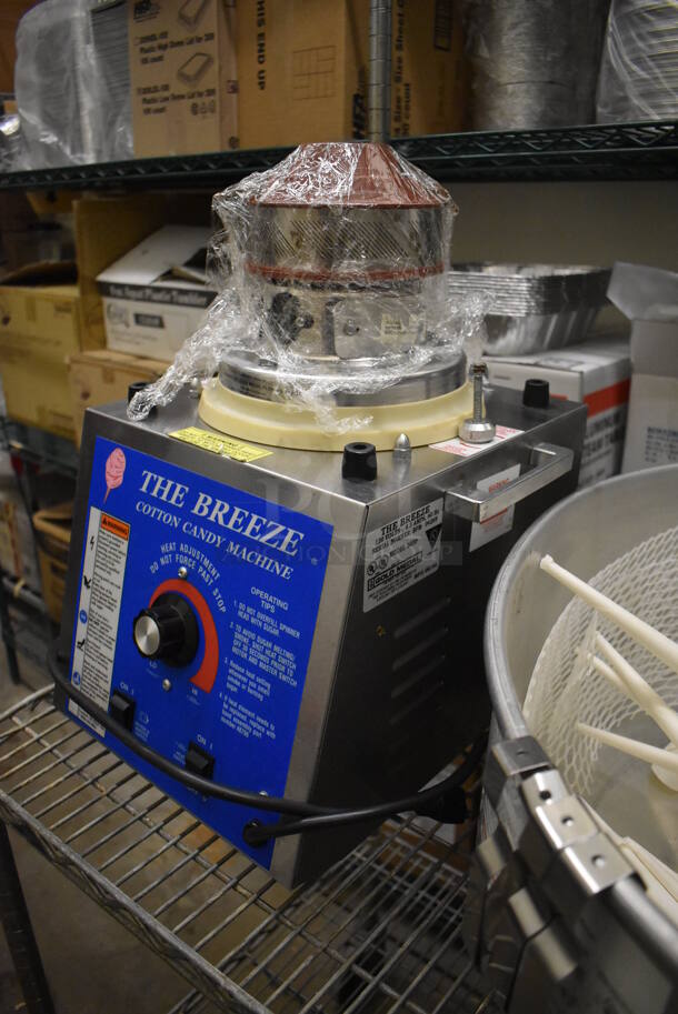 Gold Medal 3030 Stainless Steel Commercial Countertop Cotton Candy Machine. 120 Volts, 1 Phase. 26x26x19. Tested and Working! (Store Room) - Image 6 of 6