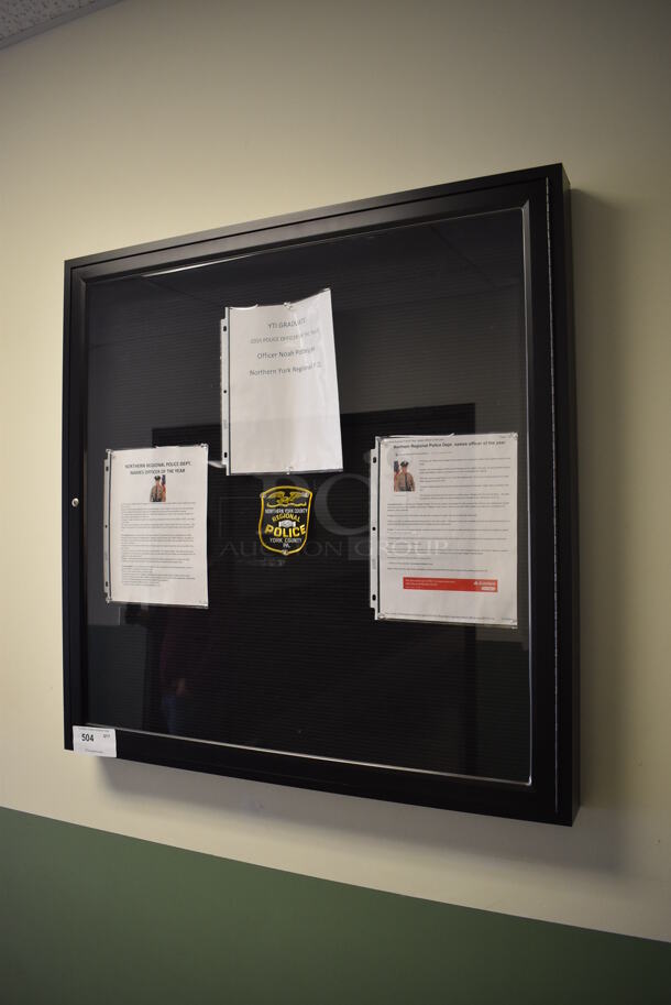 Wall Mount Shadow Box. BUYER MUST REMOVE. 36x3x36. (Hall By Classroom 10) - Image 2 of 4