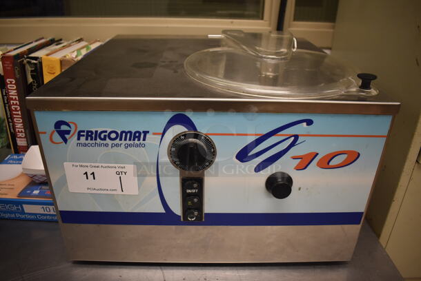 Frigomat G10 Stainless Steel Commercial Countertop Bench Batch Freezer. 115 Volts, 1 Phase. 19x19x13. Tested and Working! (Pastry Kitchen)