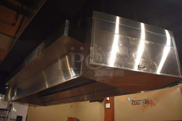 20' Aquamatic 4030 AM-SCA-D Stainless Steel Commercial Grease Hood w/ Make Up Air Vent. BUYER MUST REMOVE. 240x58x36. (Demo Kitchen) - Image 2 of 9