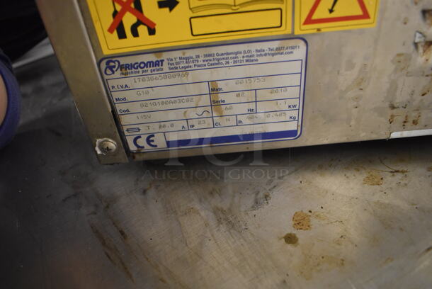 Frigomat G10 Stainless Steel Commercial Countertop Bench Batch Freezer. 115 Volts, 1 Phase. 19x19x13. Tested and Working! (Pastry Kitchen) - Image 7 of 7