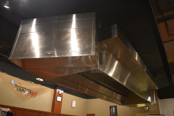 20' Aquamatic 4030 AM-SCA-D Stainless Steel Commercial Grease Hood w/ Make Up Air Vent. BUYER MUST REMOVE. 240x58x36. (Demo Kitchen) - Image 7 of 9