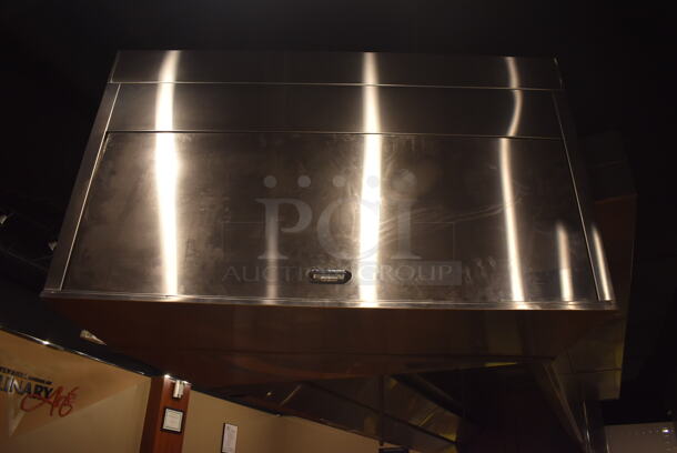 20' Aquamatic 4030 AM-SCA-D Stainless Steel Commercial Grease Hood w/ Make Up Air Vent. BUYER MUST REMOVE. 240x58x36. (Demo Kitchen) - Image 9 of 9