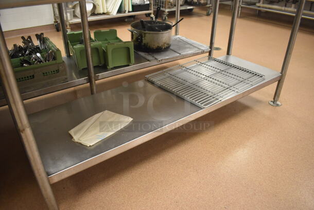 Stainless Steel Commercial Table w/ Delfield Steam Table, Sink Basin, Faucet, Handles and Under Shelf. BUYER MUST REMOVE. 128x35.5x40. (Restaurant Kitchen) - Image 6 of 7