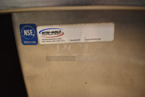 Win-holt Stainless Steel Commercial Ingredient Bin w/ Lid on Commercial Casters. 15.5x27.5x27.5. (Pastry Kitchen) - Image 4 of 5