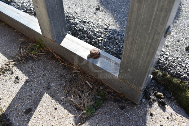 25' Long Outdoor Metal Awning / Car Port. BUYER MUST REMOVE. 142x300x120. (Outside) - Image 6 of 6