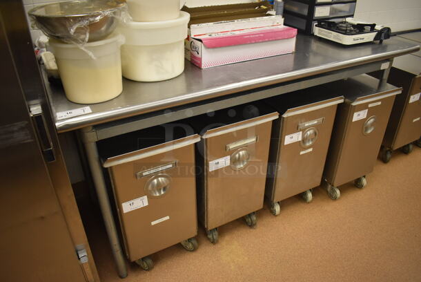 Stainless Steel Table. Does Not Include Contents. 72x30x35.5. (Pastry Kitchen) - Image 3 of 3