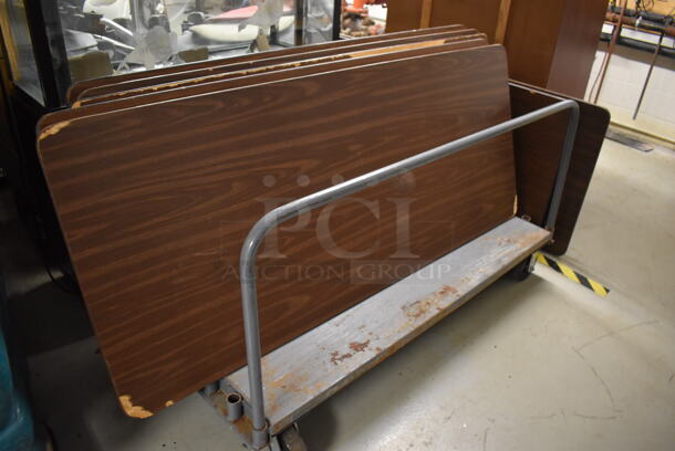 ALL ONE MONEY! MEGA ROOM LOT of Various Items Including Entertainment Stank, Fish Tank, 4 Floor Cleaners, Cart, Cratsman Toolbox, Wooden 2 Door Cabinet, Tables, Broken Mixers, Gray Shelving Unit and Deli Display Case. BUYER MUST REMOVE. See Lot 493 For Additional Pictures. (Electrical Room) - Image 3 of 12