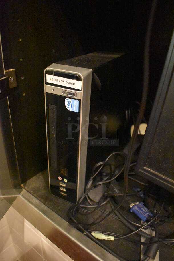 ALL ONE MONEY! Lot of Hanns-G Computer Monitor, Computer Tower, Sony DVD VHS Player and Harmon Kardon Unit. BUYER MUST REMOVE. (Demo Kitchen) - Image 5 of 5