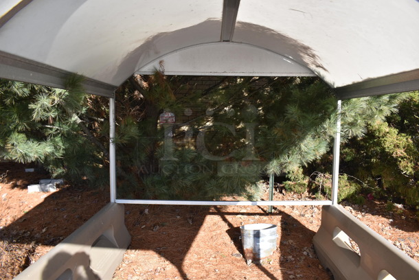 25' Long Outdoor Awning / Car Port. BUYER MUST REMOVE. 98x187x92. (Outside) - Image 5 of 6