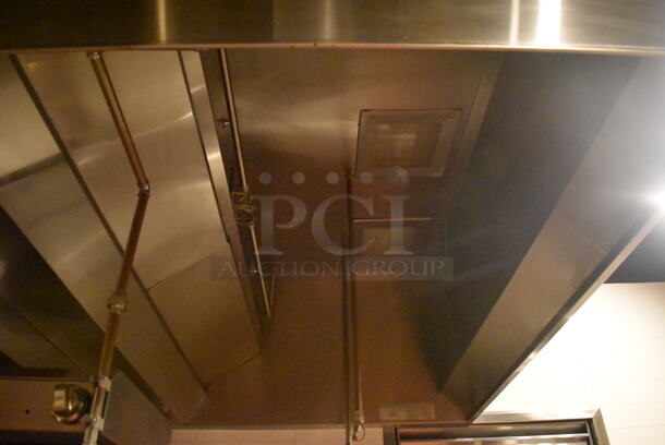 6.5' Aquamatic 5430 AM-SCA-N Stainless Steel Commercial Grease Hood w/ Make Up Air Fan. BUYER MUST REMOVE. 80x54x35, 80x16x12. (Demo Kitchen) - Image 4 of 8