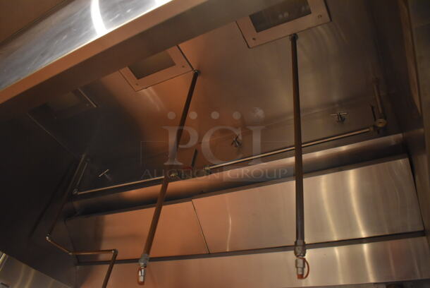 6.5' Aquamatic 5430 AM-SCA-N Stainless Steel Commercial Grease Hood w/ Make Up Air Fan. BUYER MUST REMOVE. 80x54x35, 80x16x12. (Demo Kitchen) - Image 6 of 8