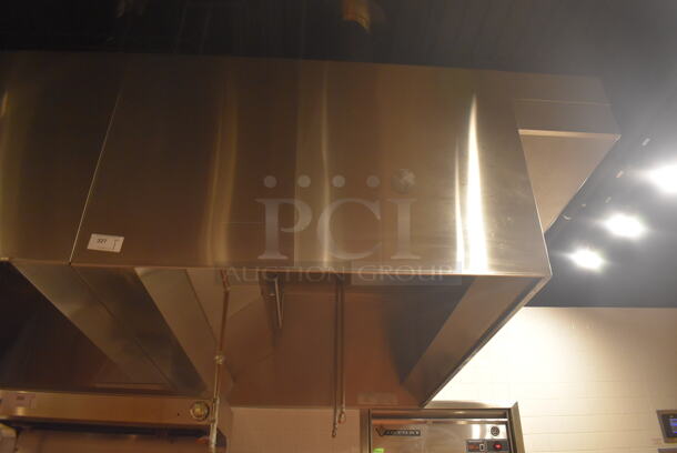 6.5' Aquamatic 5430 AM-SCA-N Stainless Steel Commercial Grease Hood w/ Make Up Air Fan. BUYER MUST REMOVE. 80x54x35, 80x16x12. (Demo Kitchen) - Image 8 of 8