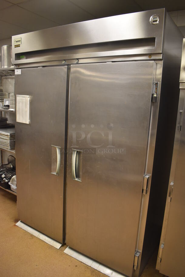 Delfield SRRI2-S Stainless Steel Commercial 2 Door Roll In Rack Cooler w/ Ramps. 115 Volts, 1 Phase. 66x38x89.5. Tested and Working! (Education Kitchen 2) - Image 2 of 6