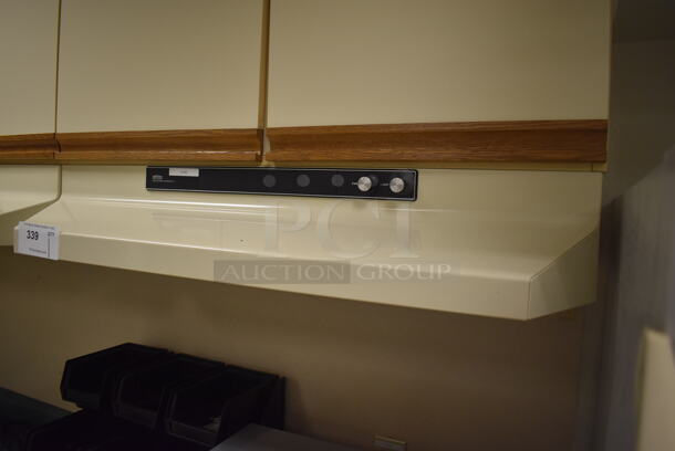 Broan Microtek System II 46.000-J Metal Residential Range Hood. 120 Volts, 1 Phase. BUYER MUST REMOVE. 36x18x6. Tested and Working! (Student Lounge)  - Image 3 of 5