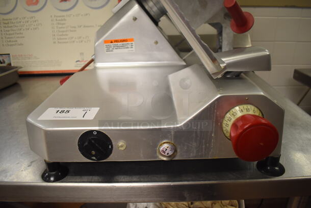 Berkel Stainless Steel Commercial Countertop Meat Slicer w/ Blade Sharpener. 30x25x20. Tested and Working! (Education Kitchen 2) - Image 3 of 6