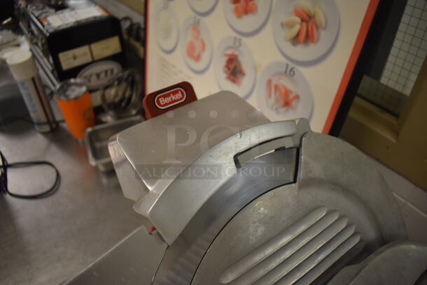 Berkel Stainless Steel Commercial Countertop Meat Slicer w/ Blade Sharpener. 30x25x20. Tested and Working! (Education Kitchen 2) - Image 5 of 6