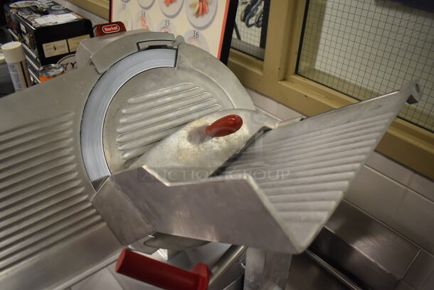Berkel Stainless Steel Commercial Countertop Meat Slicer w/ Blade Sharpener. 30x25x20. Tested and Working! (Education Kitchen 2) - Image 6 of 6