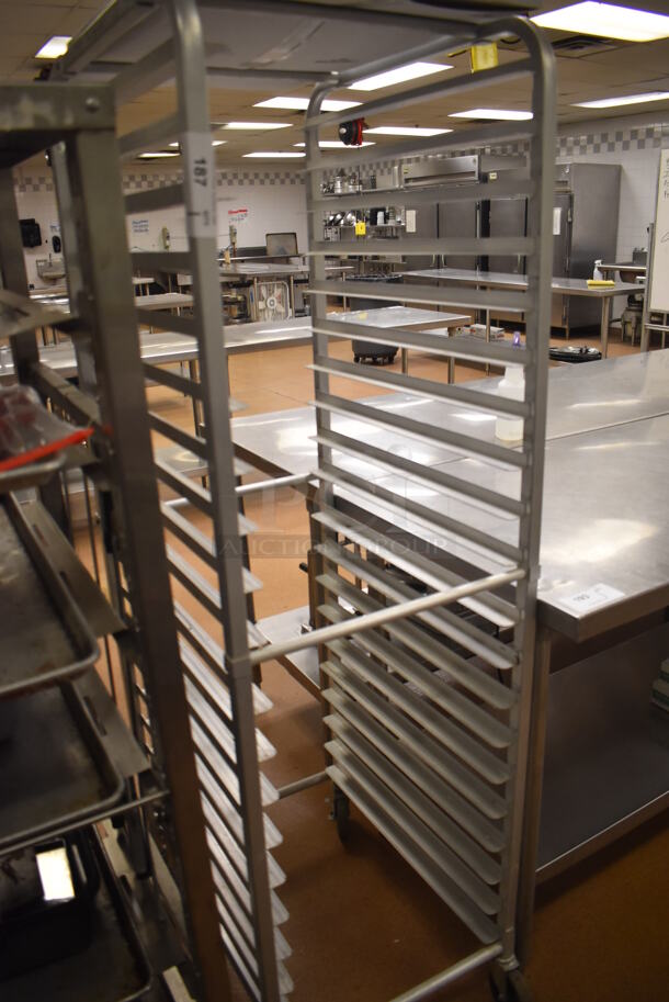 Metal Commercial Pan Transport Rack on Commercial Casters. 20.5x26x69. (Education Kitchen 2) - Image 3 of 3