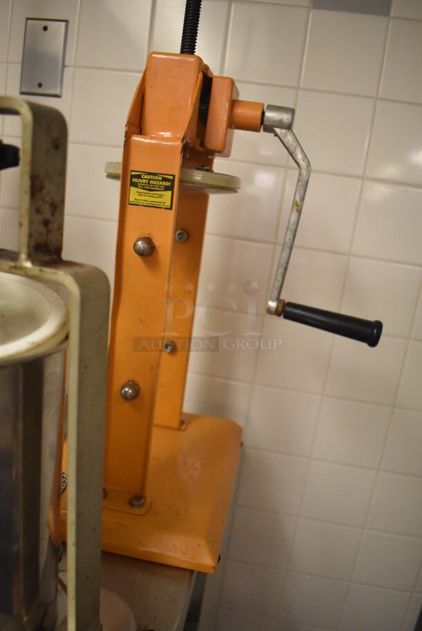 4 Various Metal Countertop Manual Sausage Stuffers. 4 Times Your Bid! (Education Kitchen 2) - Image 4 of 5