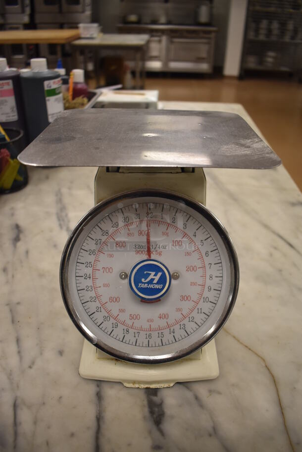 Tar-Hong Metal Countertop Food Portioning Scale. 8x8x8.5. (Pastry Kitchen)