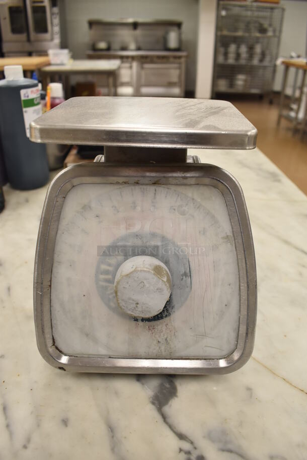 Taylor Metal Countertop Food Portioning Scale. 7x7x8.5. (Pastry Kitchen)