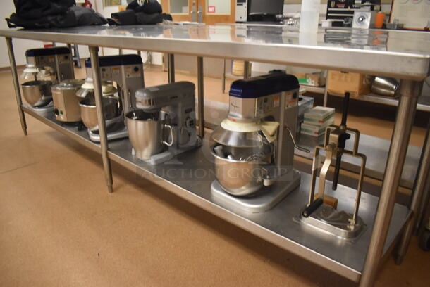 Stainless Steel Table w/ Stainless Steel Under Shelf. Does Not Include Contents. 120x30x36. (Education Kitchen 2) - Image 3 of 3