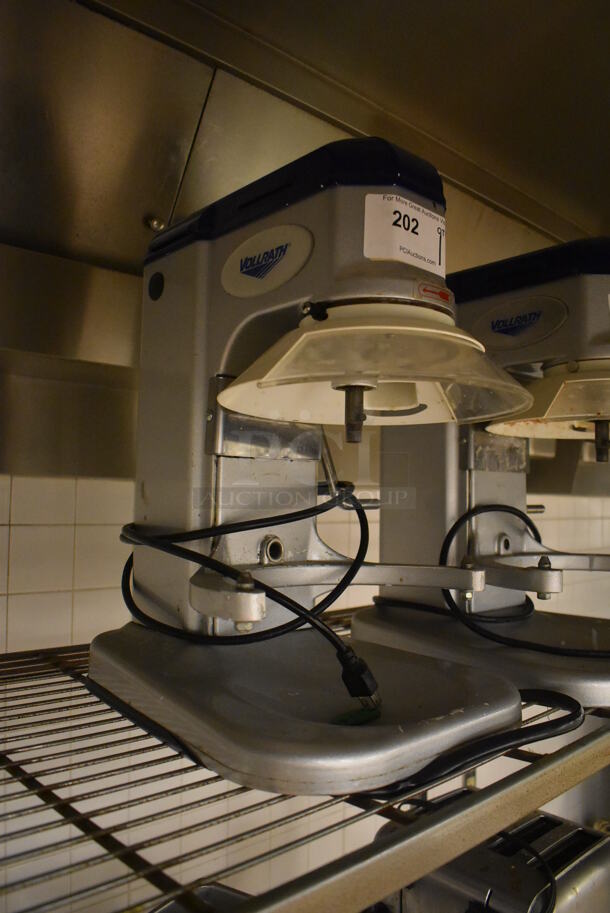 Vollrath MIX1007 Metal Commercial Countertop 7 Quart Planetary Dough Mixer w/ Poly Bowl Guard. 110 Volts, 1 Phase. 12x17x19. Tested and Working! (Education Kitchen 2) - Image 3 of 5