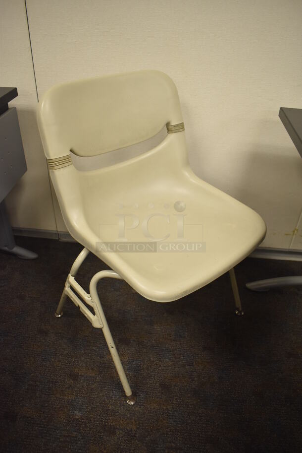 3 Gray Tables and 6 Tan Chairs. 66x24x29, 22x18x32. 3 Times Your Bid! (Classroom 5-8) - Image 4 of 4